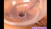 video kawai yui gets vibrator and glass in pussy porn
