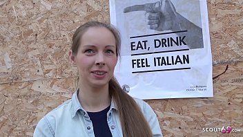 video german scout cute teen kinuski talk to real leg shaking orgasm casting porn