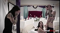 video maid of honorheart broken bride catches groom cheating joanna angel porn