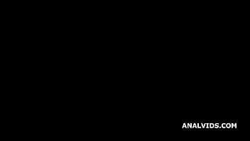 video anna de ville lubed asshole 3 bbc balls deep anal dap gapes butt rose lube games creampie facial and swallow porn