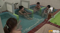 video japanese babes take a shower and get fingered by a pervert guy porn