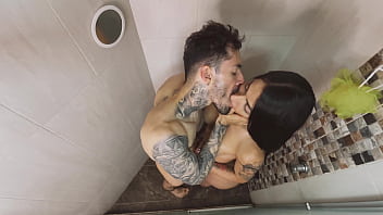 video delicious transgender paisa girl get ass fucked taking a shower with her boyfriend porn