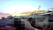 video french teacher handjob amateur on nude beach public to stranger with cumshot misscreamy porn