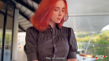 video a beautiful redhaired stranger was refused but still came to my room for sex porn