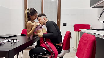 video italian secretary seduces the owner ends up with cock inside facial footjob dialogue ita porn