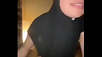 video fucking a tight pussy with a big dick in a hijab porn