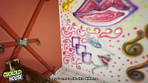 video ur naughty bride having sex with two men in bdsm room porn