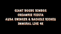 video giant boobs bimbos creampie fiesta ayda swinger rachelle richey immoral live 4k porn