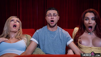 video shocking guy with a pussy tag teamed by two hot trannies porn