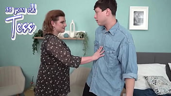 video curvy 35 year old milf tess seduces her stepson right before he should go on a date he never got to his date but porn