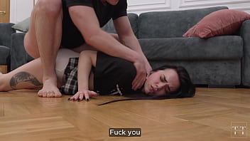 video severe humiliation i pissed bf off hard and he fucked me on the floor 4k hd tim team porn