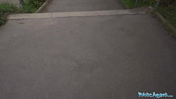 video public agent milf bends over for a fat cock outdoors in the garden shed porn