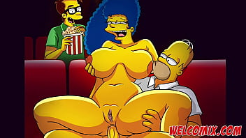 video naughtiness at the movies the simpsons porn comics porn